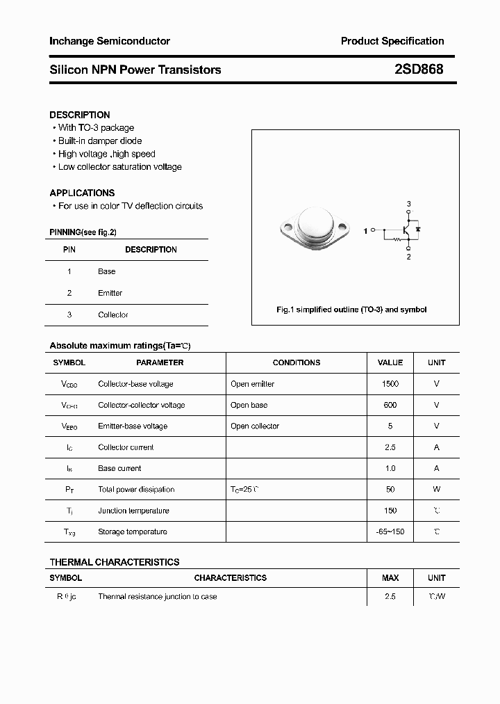 2SD868_4375546.PDF Datasheet