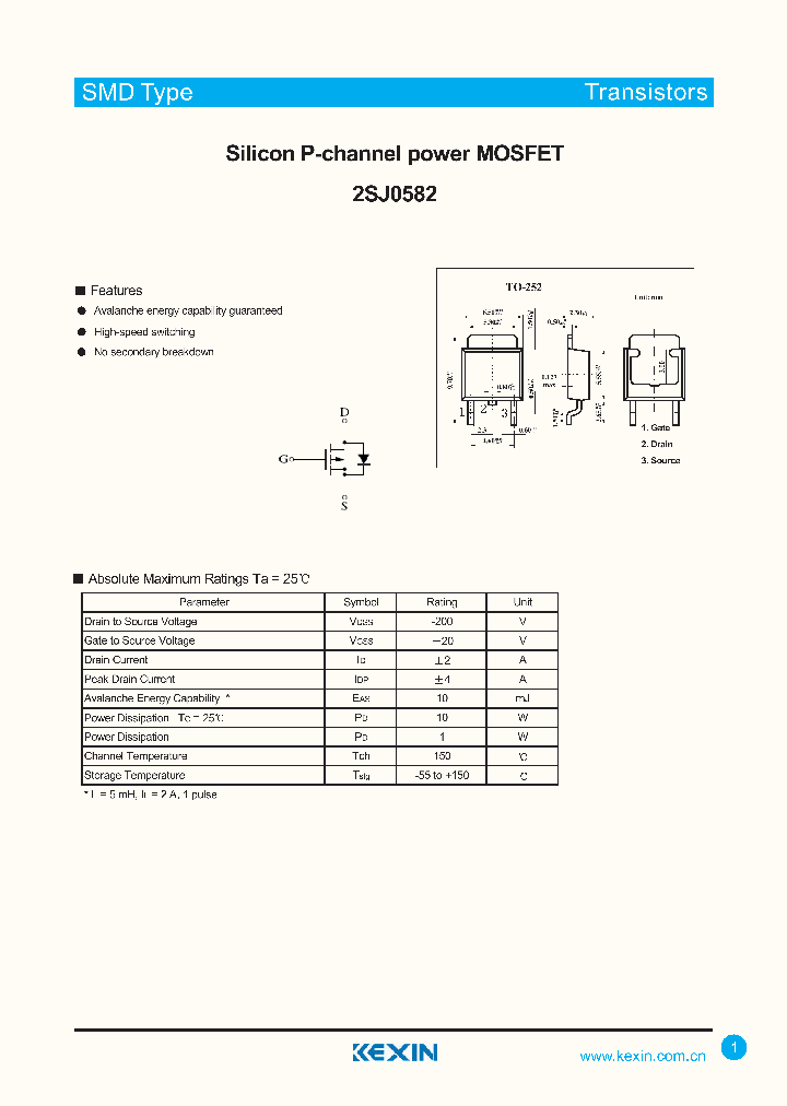 2SJ0582_4291567.PDF Datasheet