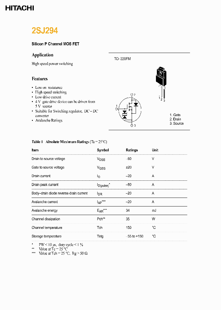 2SJ294_4305812.PDF Datasheet