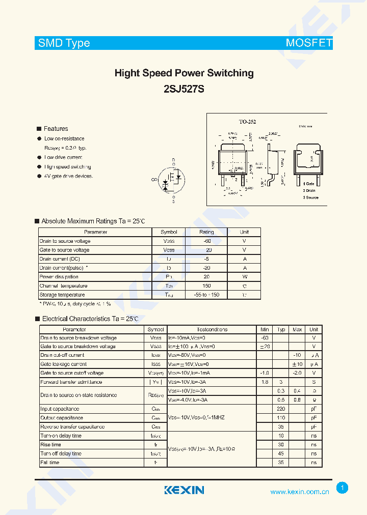 2SJ527S_4842645.PDF Datasheet