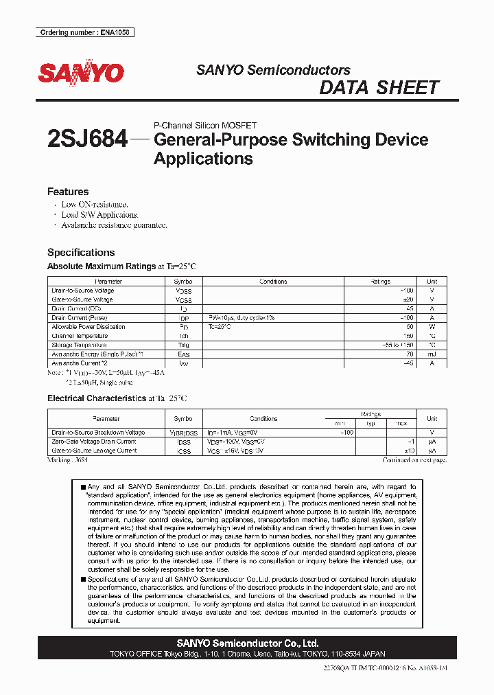 2SJ684_4317562.PDF Datasheet