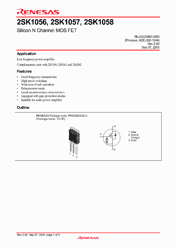 2SK1056_4245091.PDF Datasheet