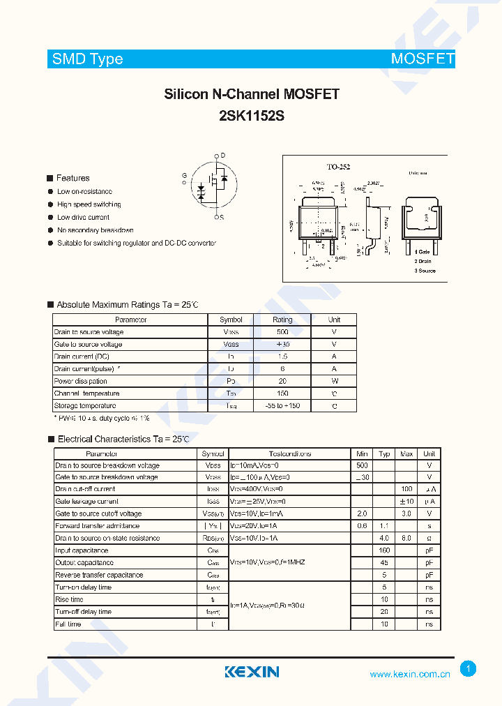 2SK1152S_4327708.PDF Datasheet
