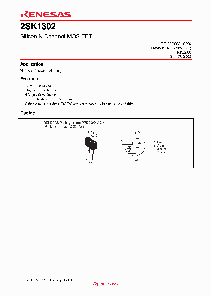 2SK1302_4259544.PDF Datasheet