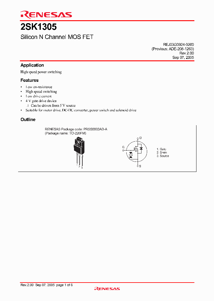 2SK1305_4259549.PDF Datasheet