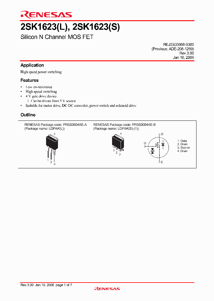 2SK1623_4324217.PDF Datasheet