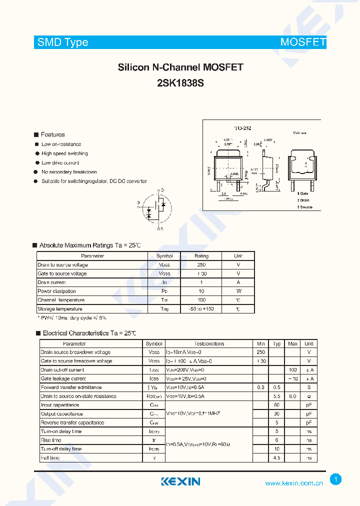 2SK1838S_4353284.PDF Datasheet