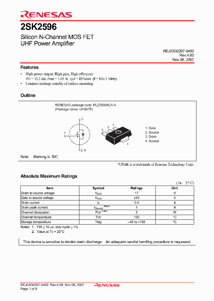 2SK2596BXTL-E_4241491.PDF Datasheet