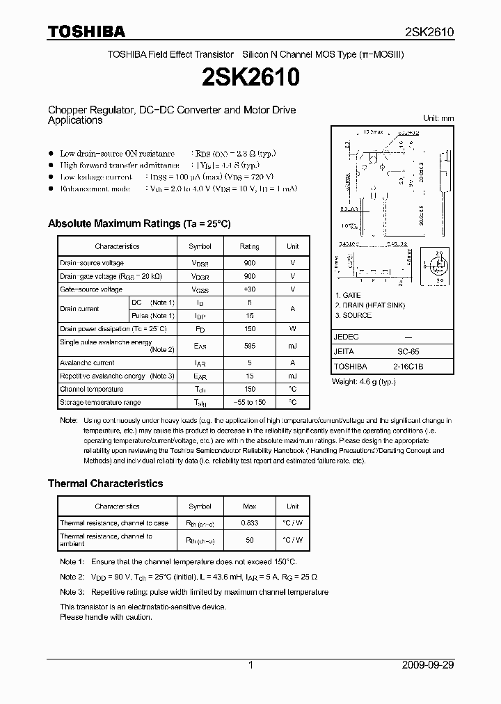 2SK261009_4613461.PDF Datasheet