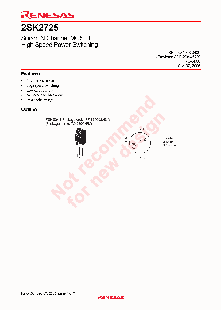 2SK2725_4772775.PDF Datasheet