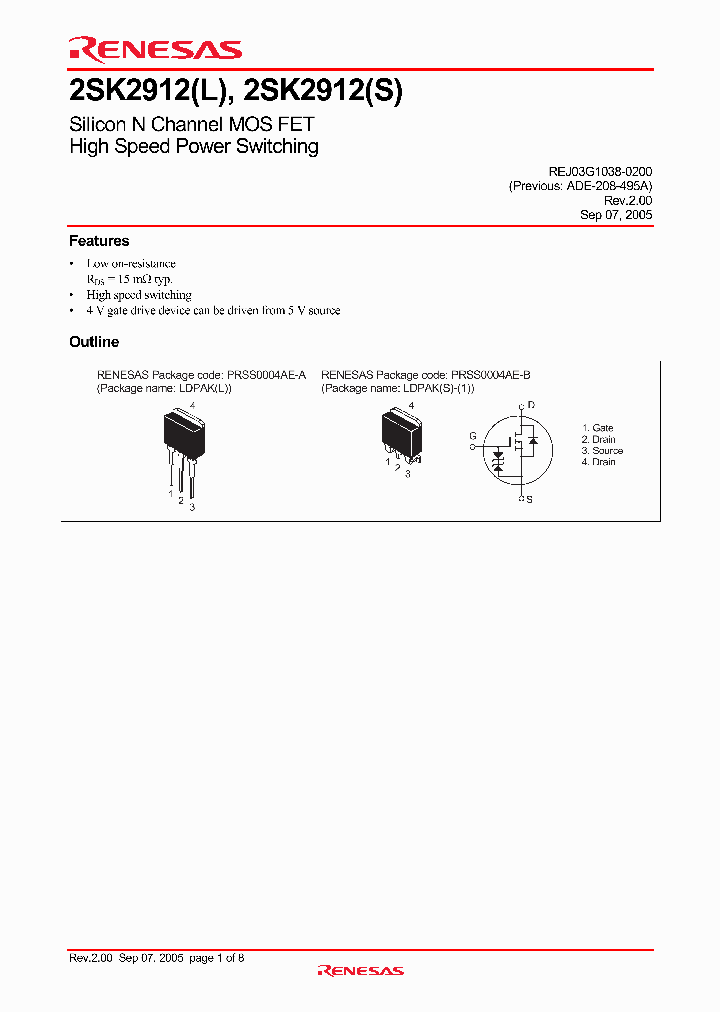 2SK2912_4714651.PDF Datasheet