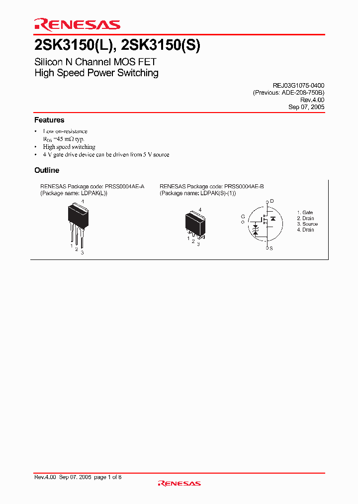 2SK3150L-E_4262213.PDF Datasheet
