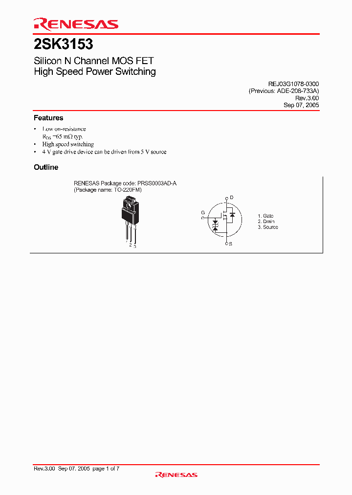 2SK3153-E_4491850.PDF Datasheet