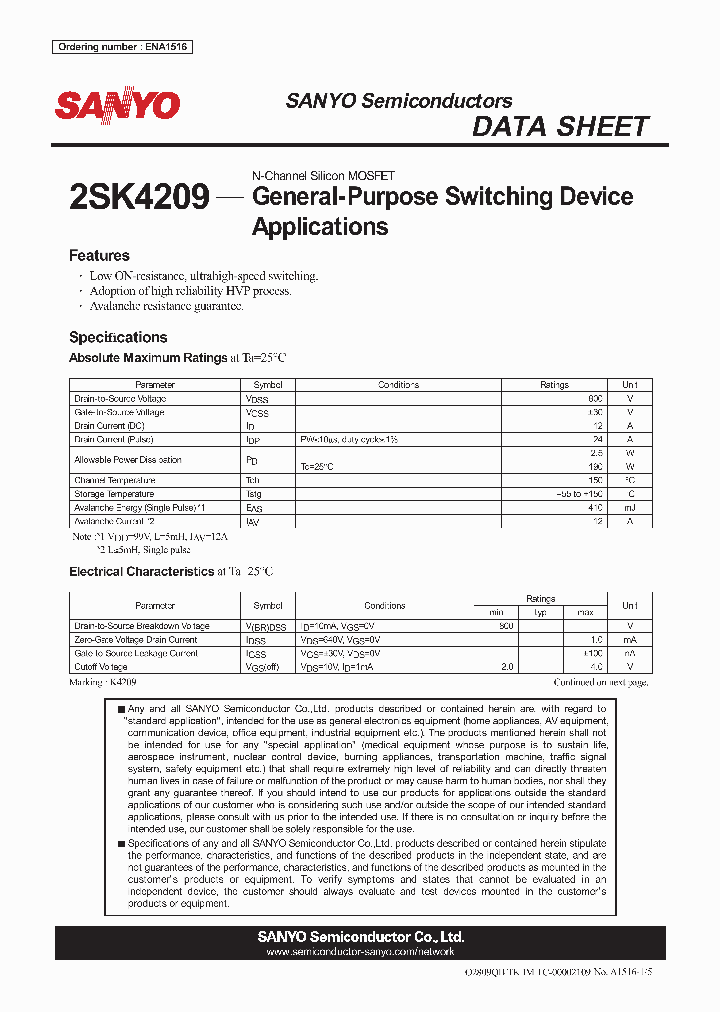 2SK4209_4585716.PDF Datasheet