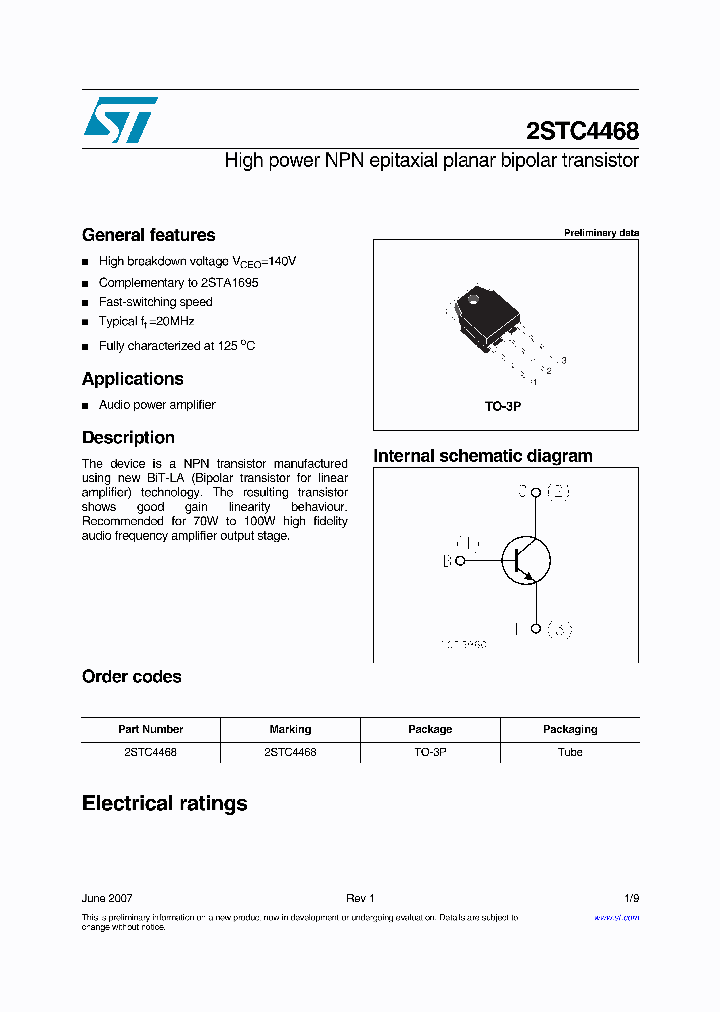 2STC4468_4228446.PDF Datasheet