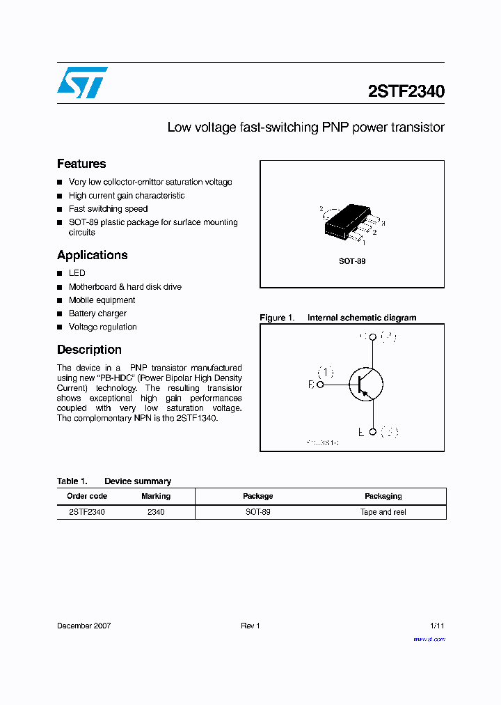 2STF2340_4263721.PDF Datasheet