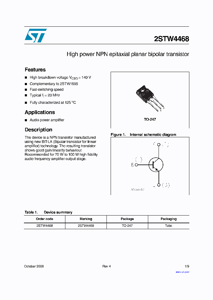 2STW446808_4238141.PDF Datasheet