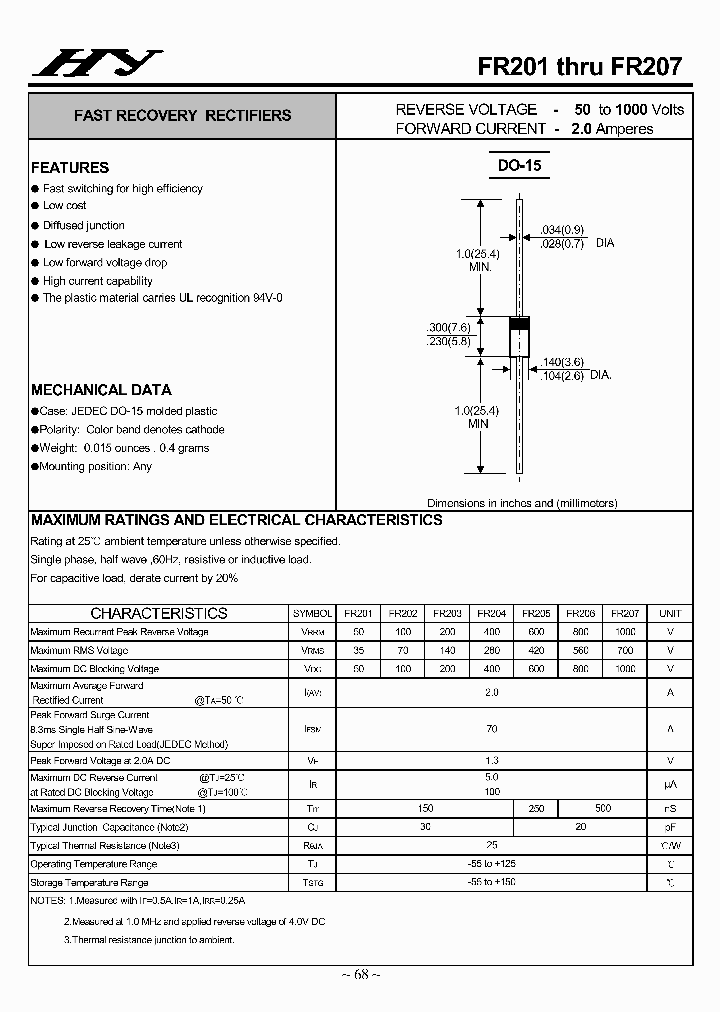 FR201-FR207_4504819.PDF Datasheet