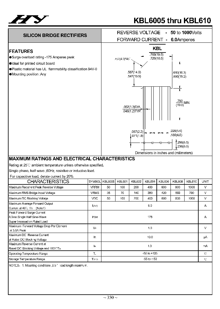 KBL6005-KBL610_4504969.PDF Datasheet