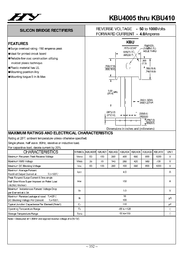 KBU4005-KBU410_4504967.PDF Datasheet