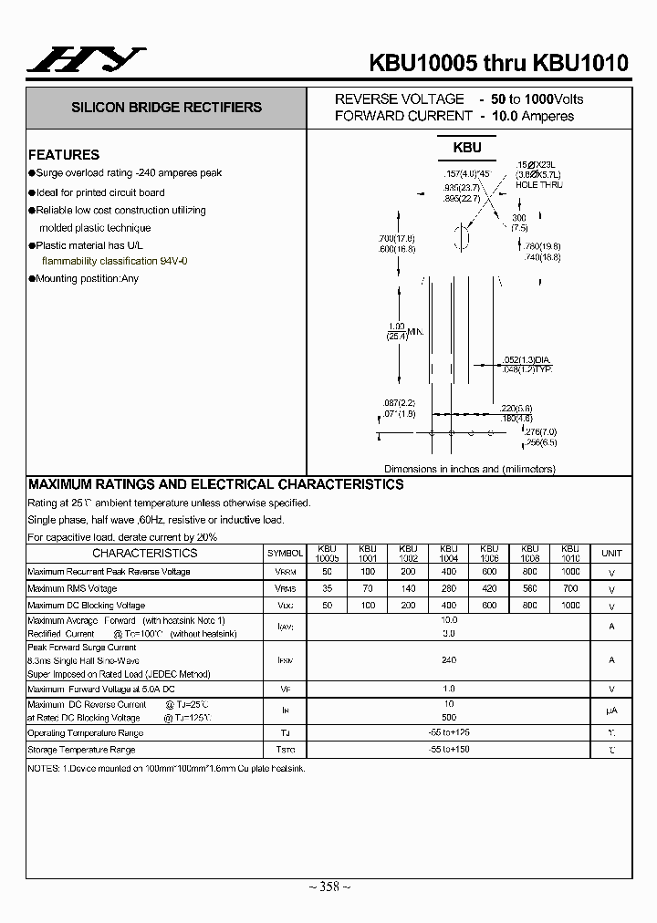 KBU10005-KBU1010_4504975.PDF Datasheet