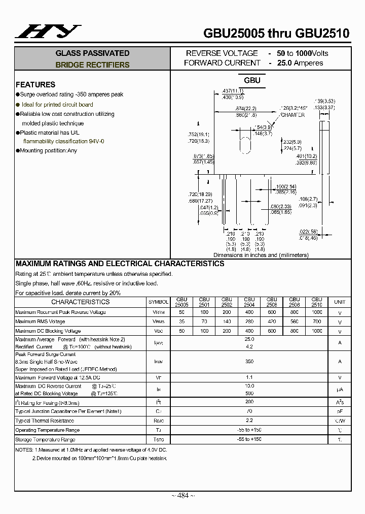 GBU25005C-GBU2510C_4504998.PDF Datasheet