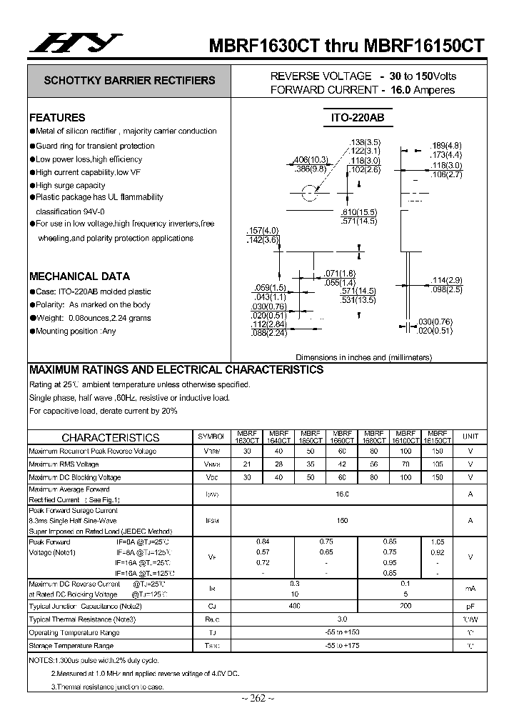 MBRF1630CT-MBRF16150CT_4504910.PDF Datasheet