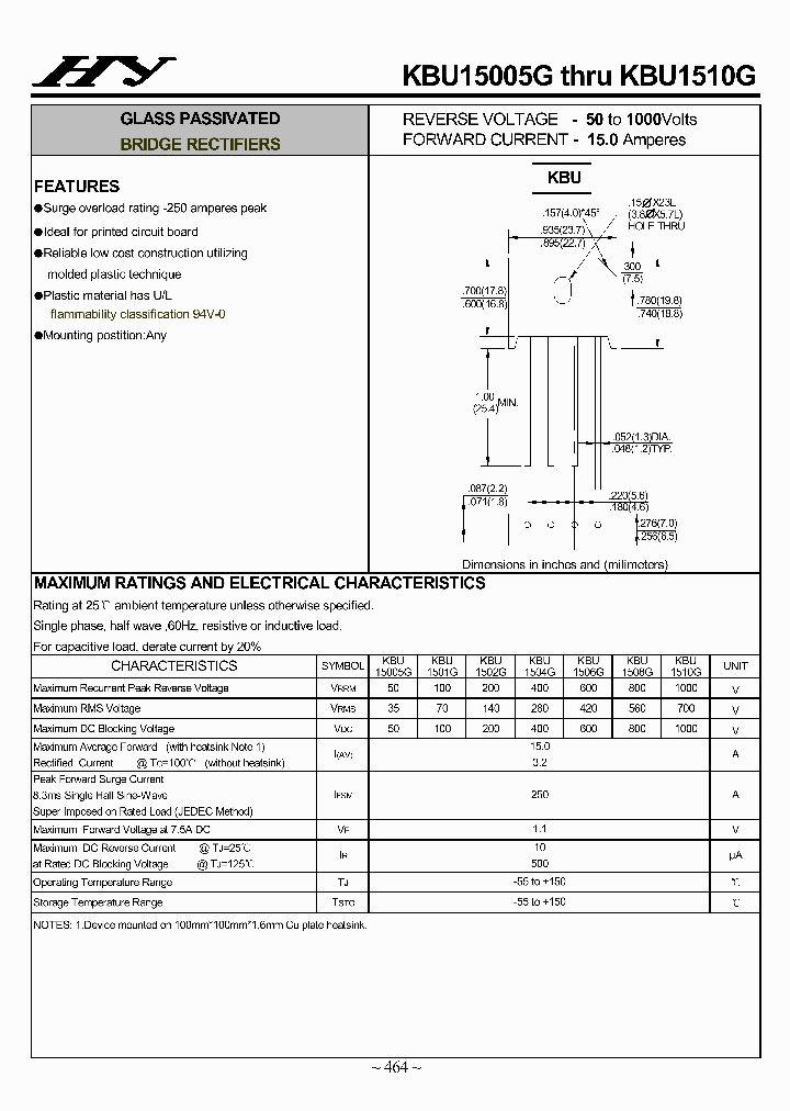 KBU15005G-KBU1510G_4504991.PDF Datasheet