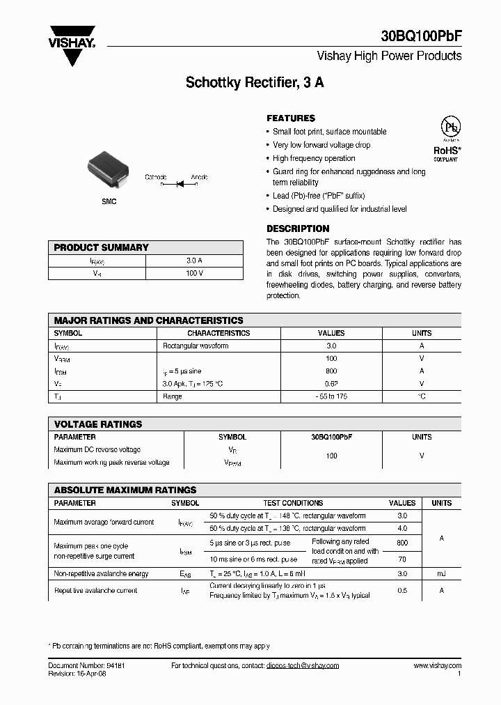 30BQ100PBF_4886910.PDF Datasheet