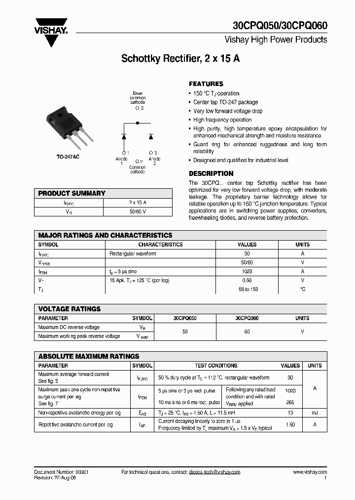 30CPQ050_4271104.PDF Datasheet