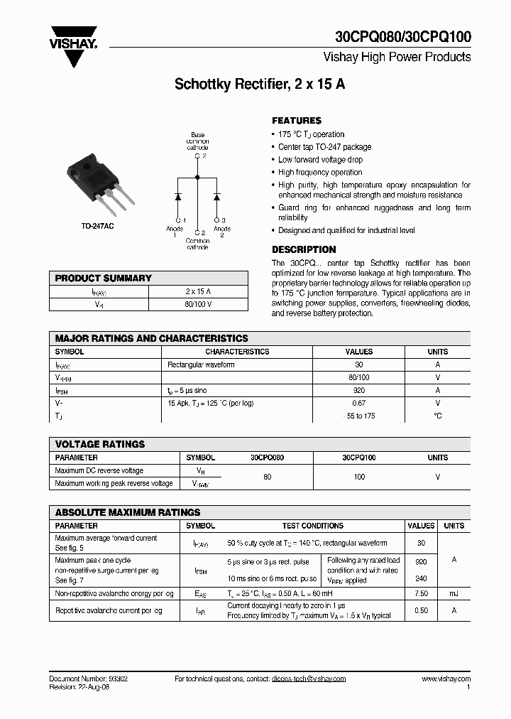 30CPQ080_4271108.PDF Datasheet