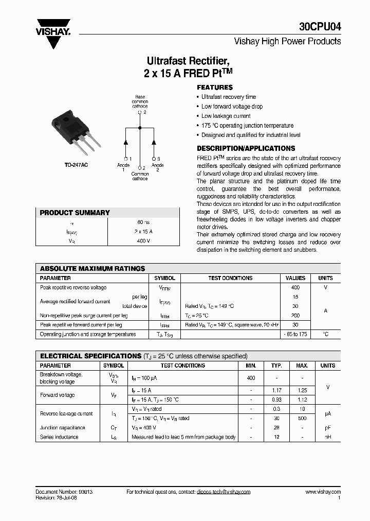 30CPU04_4376548.PDF Datasheet