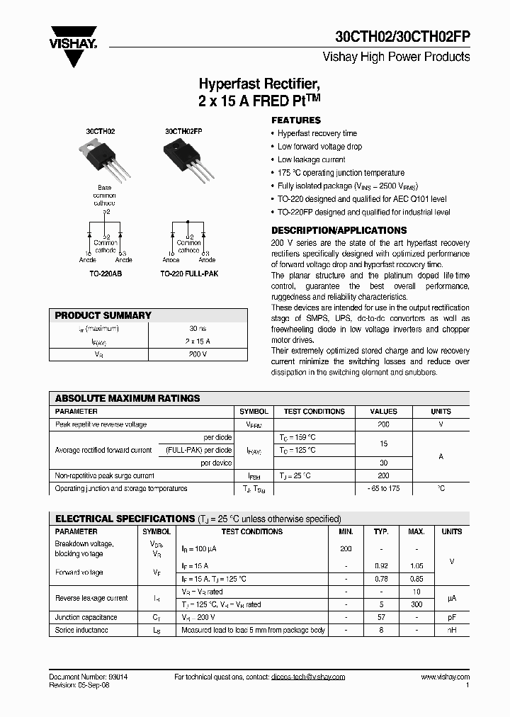 30CTH02_4500916.PDF Datasheet