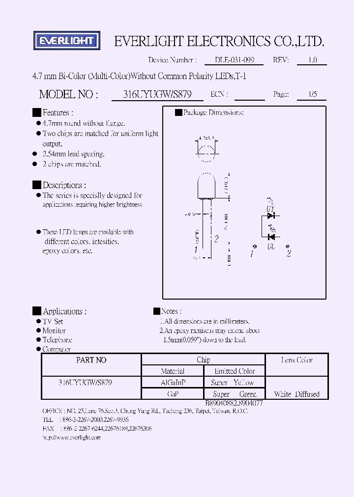 316UYUGWS879_4172563.PDF Datasheet
