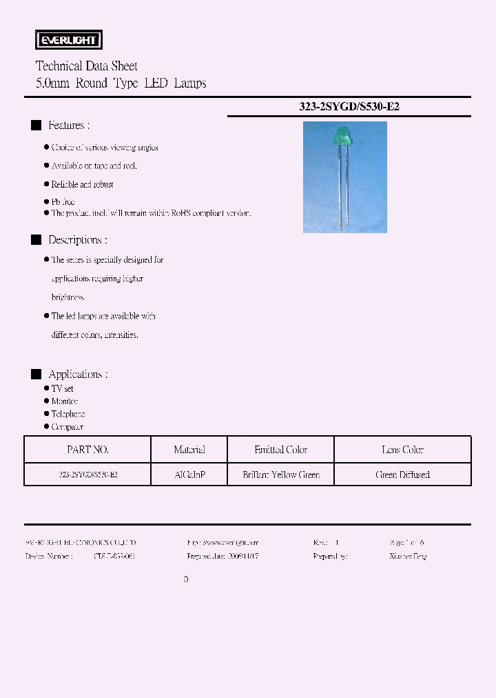 323-2SYGD-S530-E2_4527250.PDF Datasheet