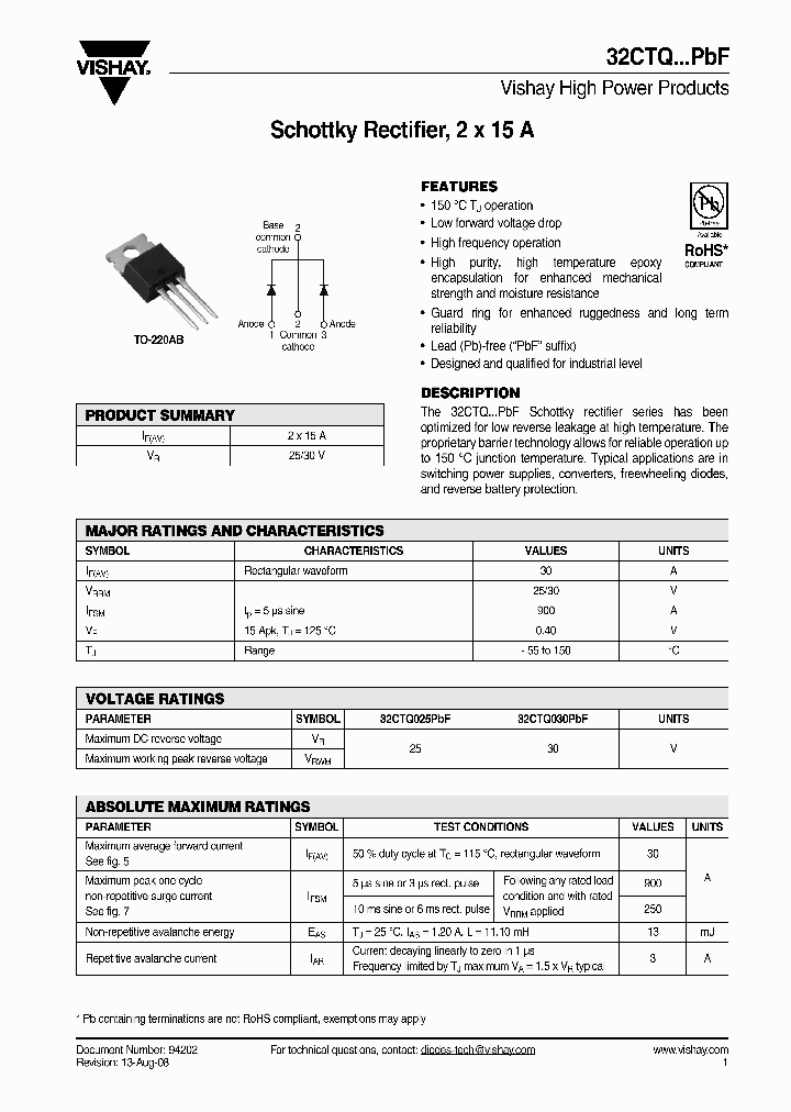 32CTQ025PBF_4271434.PDF Datasheet