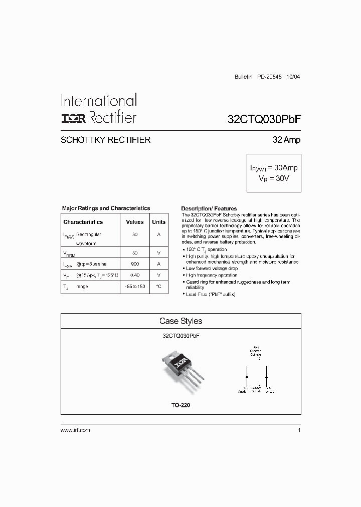 32CTQ030PBF_4175115.PDF Datasheet
