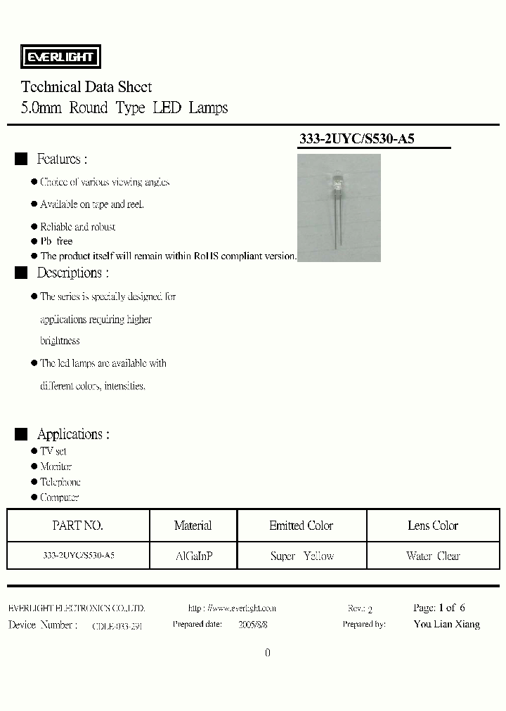 333-2UYC-S530_4754788.PDF Datasheet