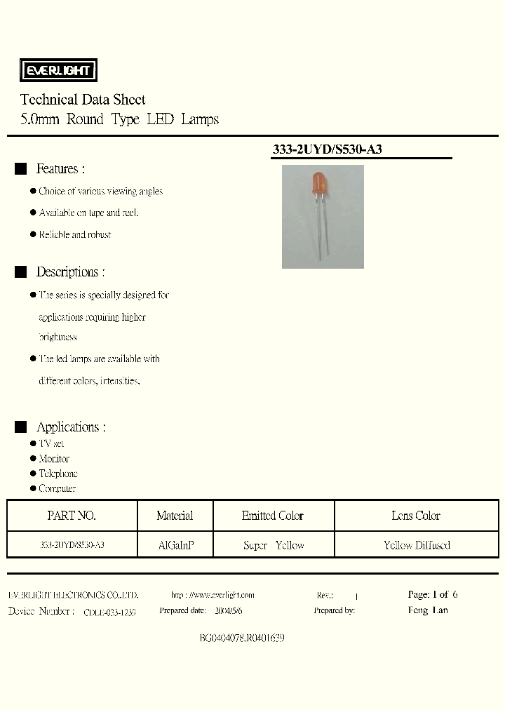 333-2UYC-S530-A3_4754790.PDF Datasheet