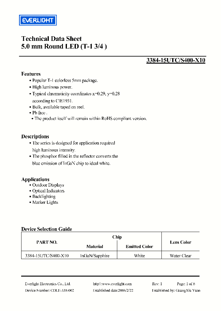 3384-15UTC_4584027.PDF Datasheet