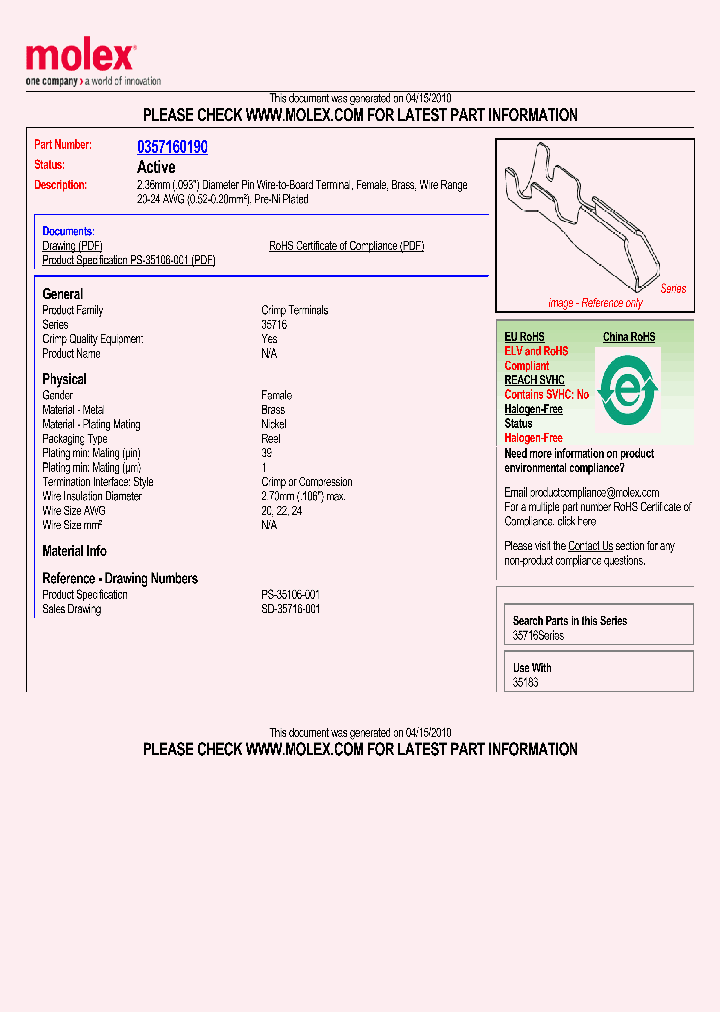 35716-0190_4920114.PDF Datasheet