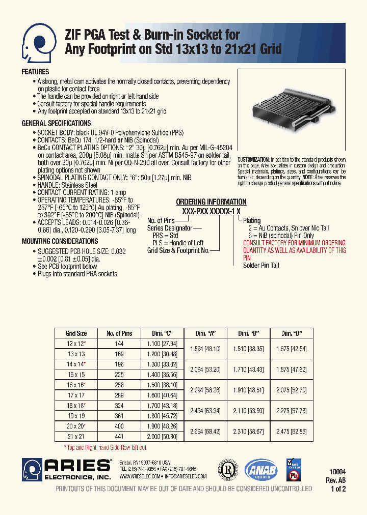361-PLS12X12-12_4563811.PDF Datasheet