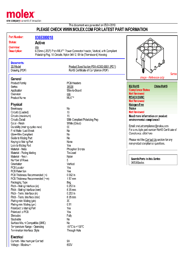 36538-0018_4883400.PDF Datasheet