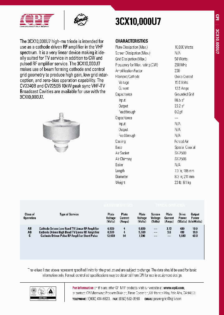 3CX10-000U7_4424244.PDF Datasheet