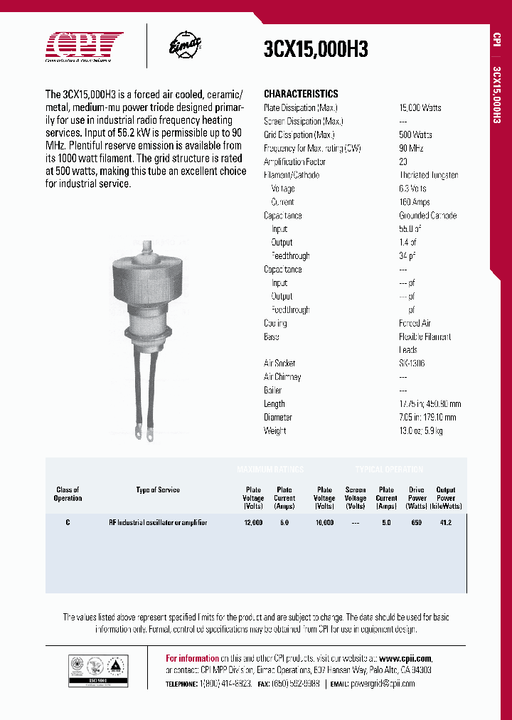3CX15-000H3_4725422.PDF Datasheet