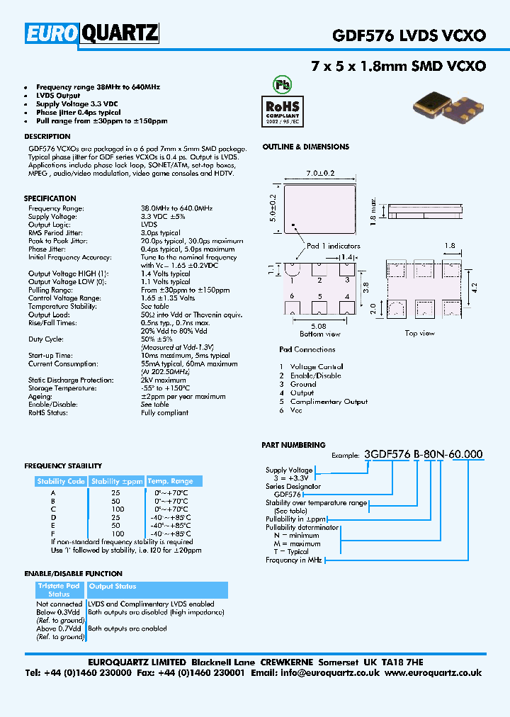 3GDF576D-80N-60000_4575704.PDF Datasheet