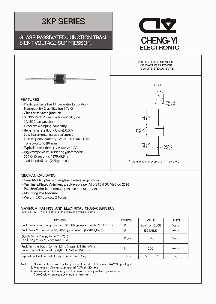 3KP17CA_4617233.PDF Datasheet