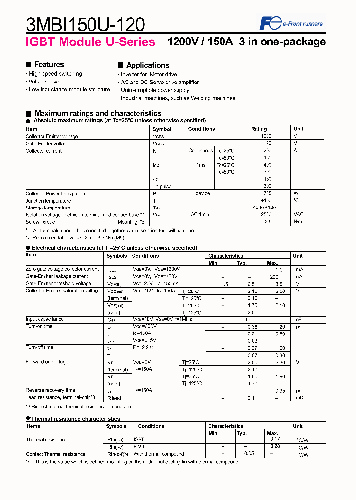 3MBI150U-120_4237867.PDF Datasheet