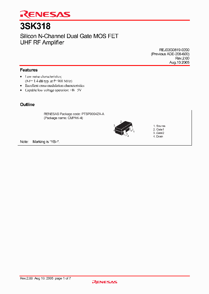 3SK318_4277977.PDF Datasheet