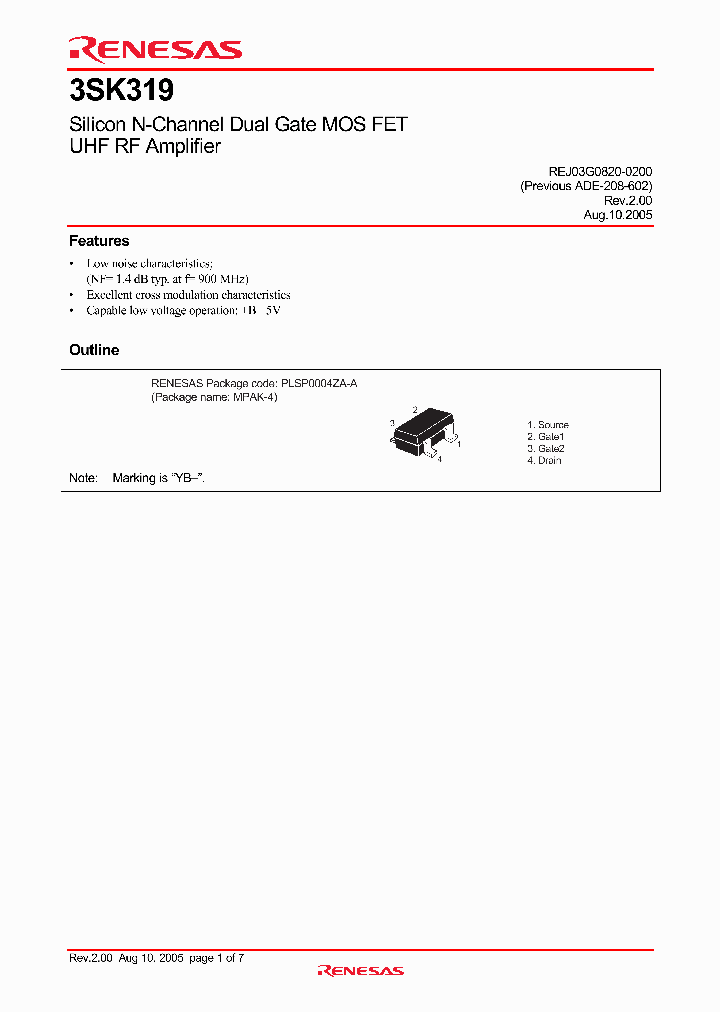 3SK319YB-TL-E_4257011.PDF Datasheet